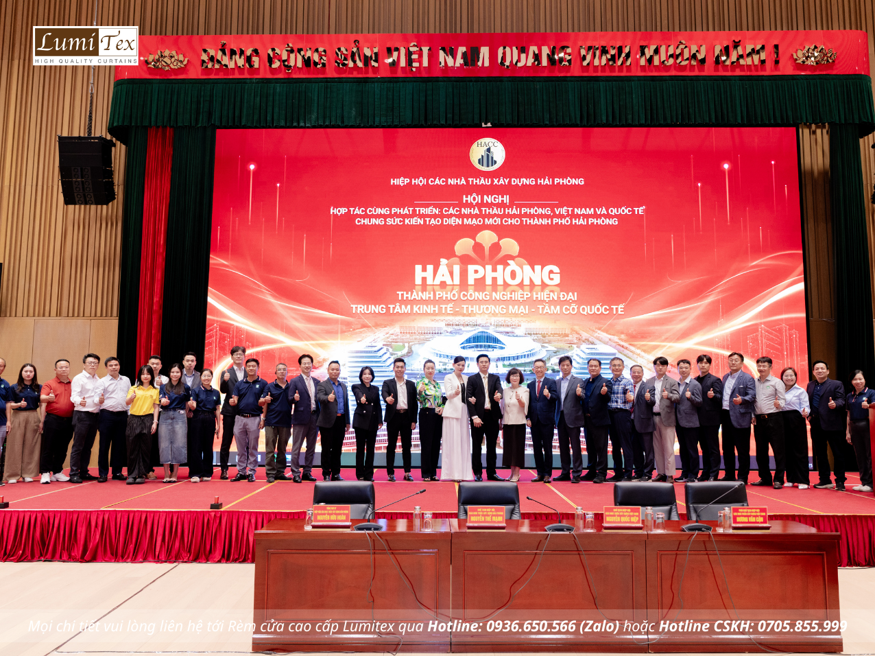 Rèm Lumitex tham dự Hội nghị “Hợp tác cùng phát triển” – Chung tay kiến tạo diện mạo mới cho Hải Phòng Rèm Lumitex tham dự Hội nghị “Hợp tác cùng phát triển” – Chung tay kiến tạo diện mạo mới cho Hải Phòng