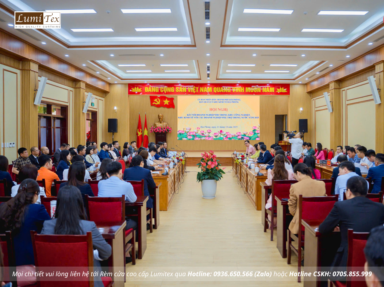 Rèm Lumitex tham dự Hội nghị kết nối doanh nghiệp FDI và doanh nghiệp phụ trợ trong nước năm 2025 Rèm Lumitex tham dự Hội nghị kết nối doanh nghiệp FDI và doanh nghiệp phụ trợ trong nước năm 2025