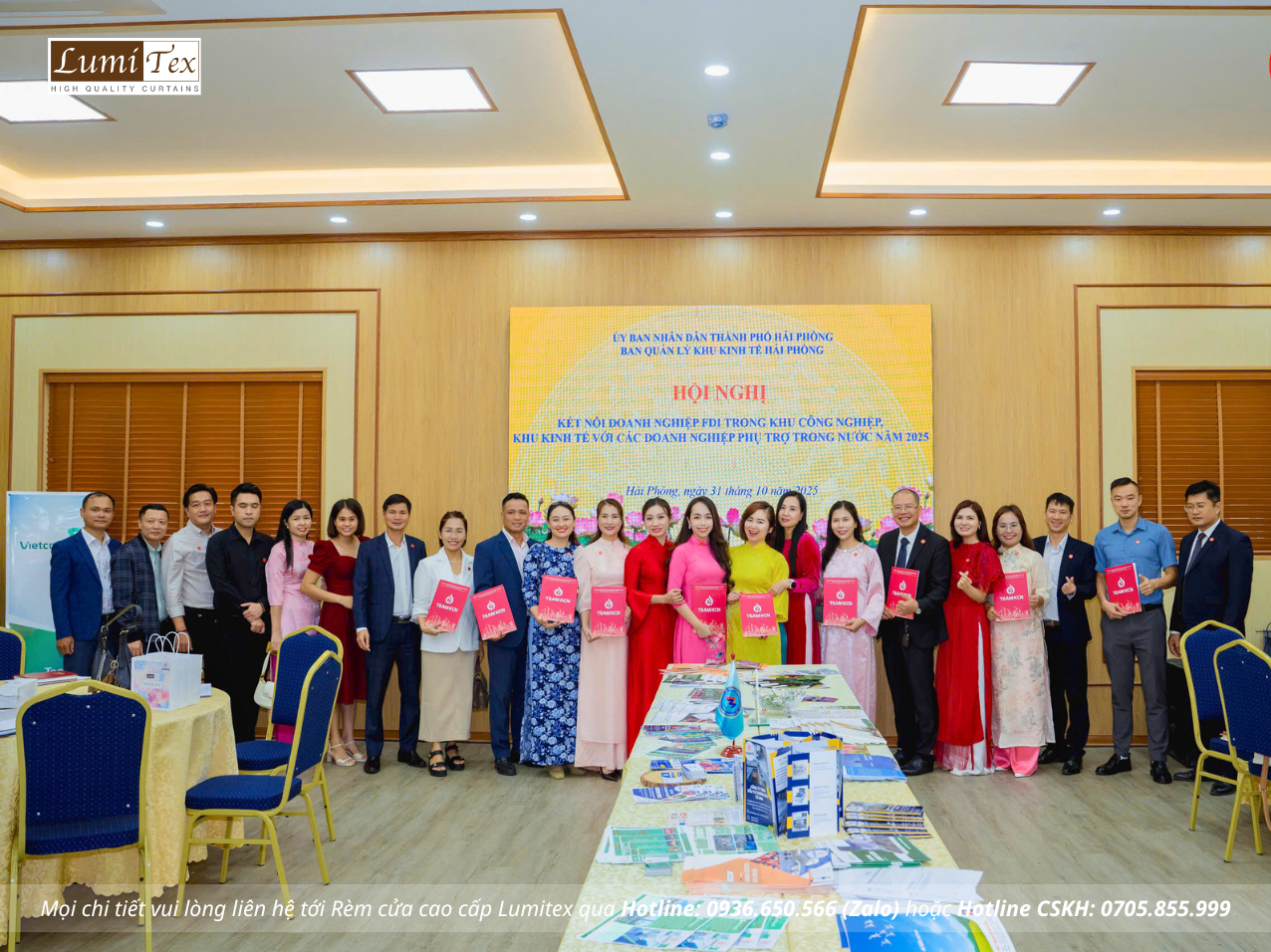 Rèm Lumitex tham dự Hội nghị kết nối doanh nghiệp FDI và doanh nghiệp phụ trợ trong nước năm 2025 Rèm Lumitex tham dự Hội nghị kết nối doanh nghiệp FDI và doanh nghiệp phụ trợ trong nước năm 2025