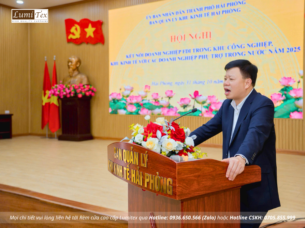 Rèm Lumitex tham dự Hội nghị kết nối doanh nghiệp FDI và doanh nghiệp phụ trợ trong nước năm 2025 Rèm Lumitex tham dự Hội nghị kết nối doanh nghiệp FDI và doanh nghiệp phụ trợ trong nước năm 2025
