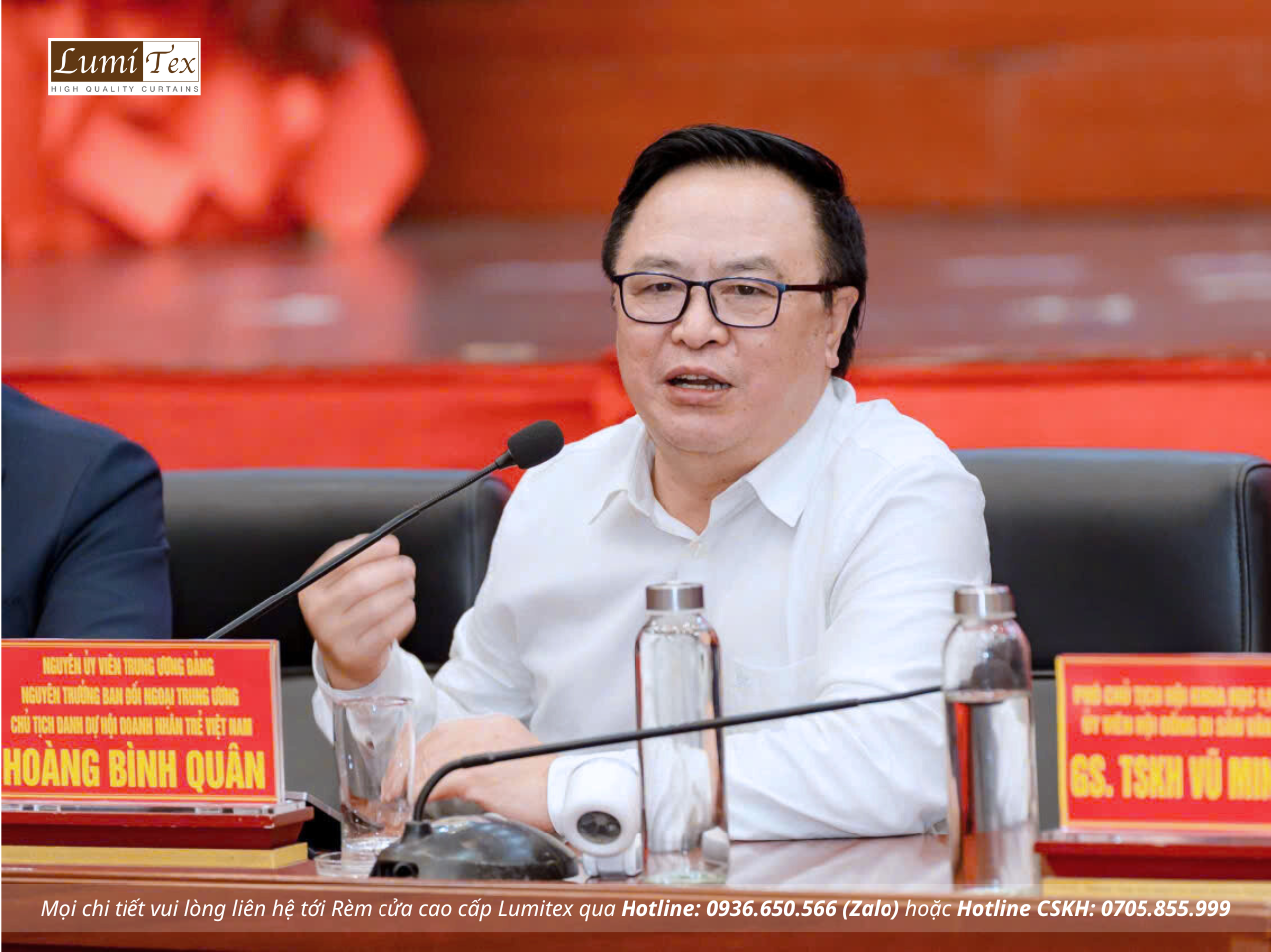 Rèm Lumitex tham dự Hội nghị Diễn đàn Kinh tế tư nhân Cụm đồng bằng sông Hồng 2025
