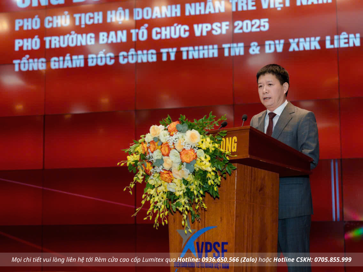 Rèm Lumitex tham dự Hội nghị Diễn đàn Kinh tế tư nhân Cụm đồng bằng sông Hồng 2025