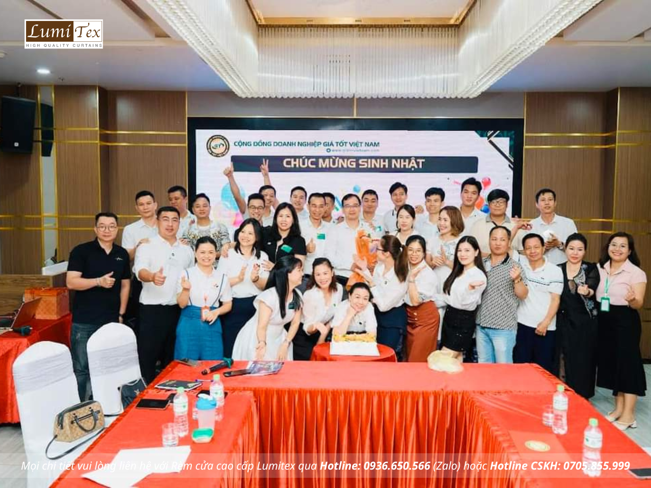 Rèm Lumitex tham dự kết nối Kinh Doanh Cộng Đồng Giá Tốt GT5