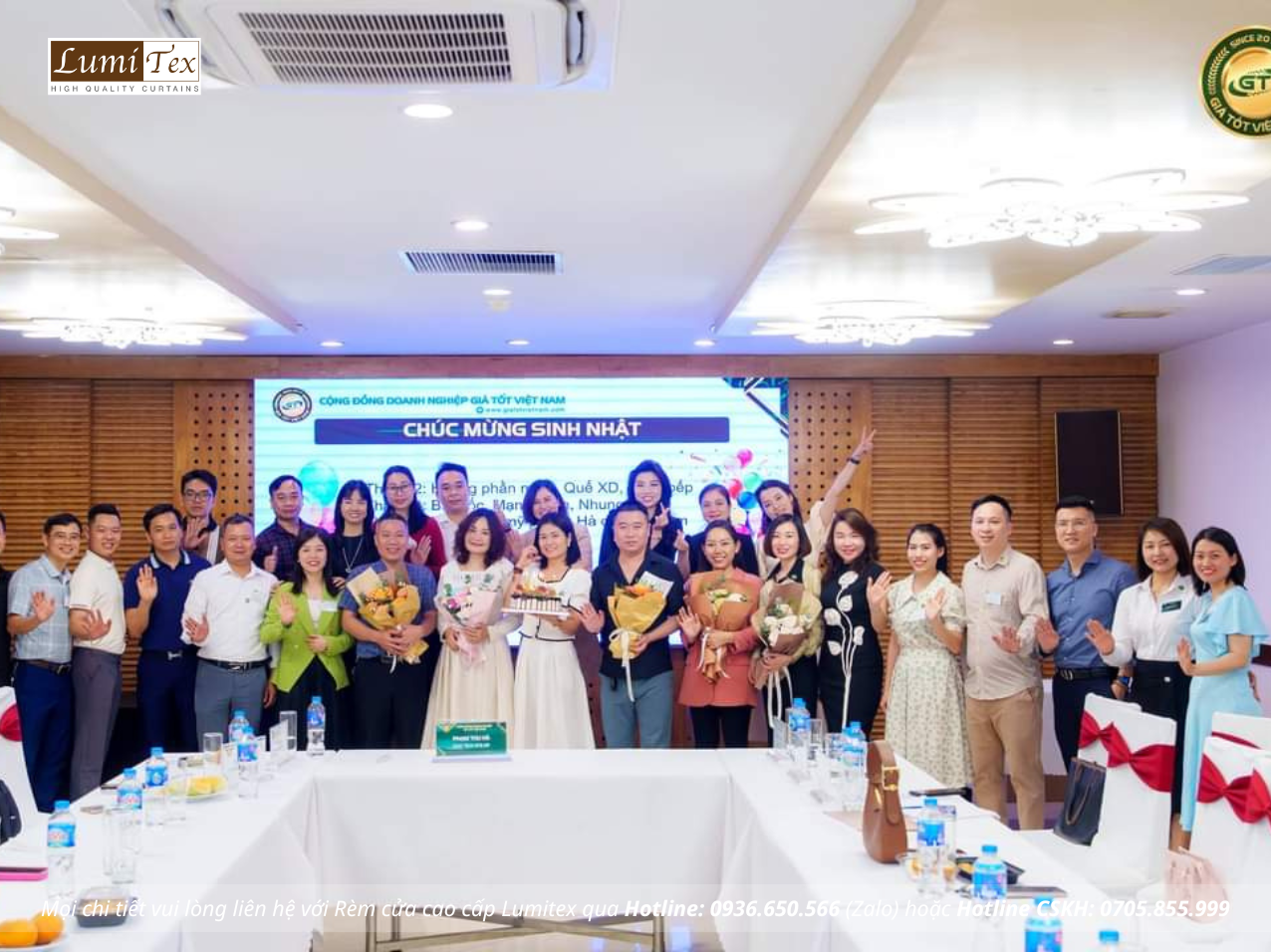 Rèm Lumitex tham dự kết nối Kinh Doanh Cộng Đồng Giá Tốt GT5