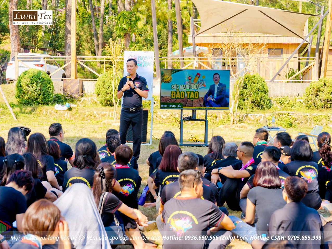 Rèm Lumitex tham dự khóa đào tạo Leadership Mastery Camp tại Vân Đồn