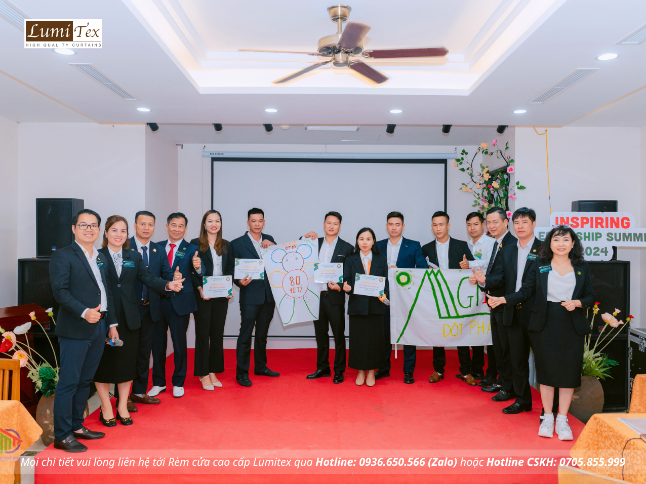 Rèm Lumitex tham dự khóa đào tạo Leadership Mastery Camp tại Vân Đồn