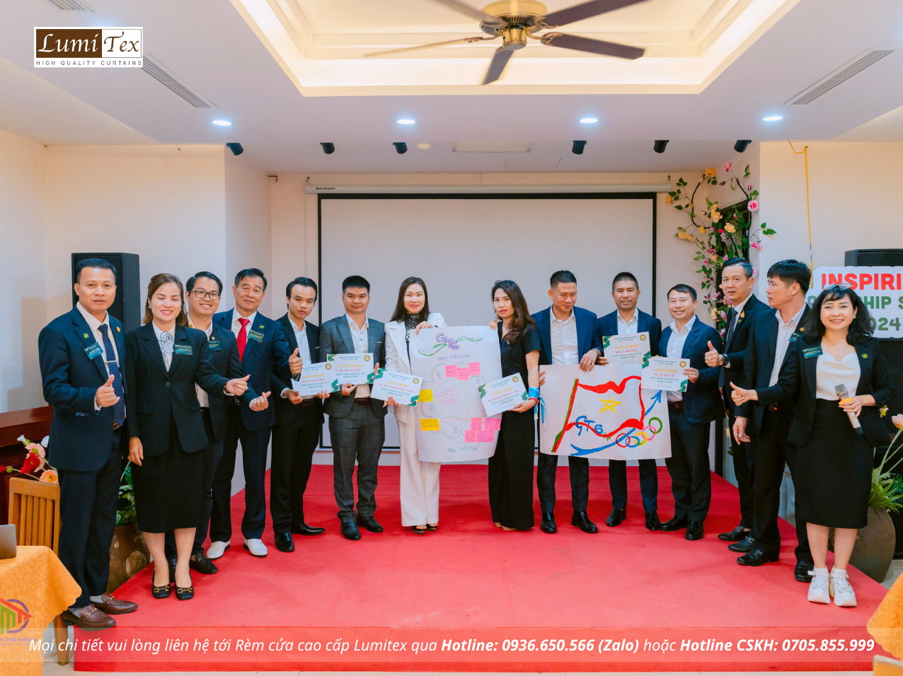 Rèm Lumitex tham dự khóa đào tạo Leadership Mastery Camp tại Vân Đồn