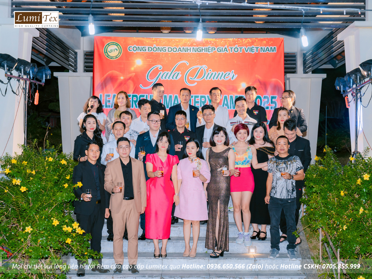 Rèm Lumitex tham dự khóa đào tạo Leadership Mastery Camp tại Vân Đồn