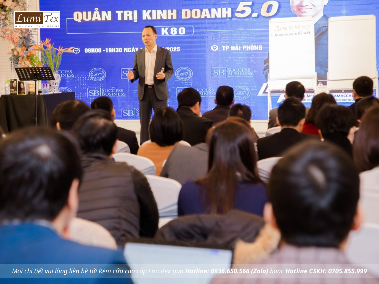 Rèm Lumitex Tham Dự Khóa Học Quản Trị Kinh Doanh 5.0 Cùng Tiến Sỹ Tô Nhật