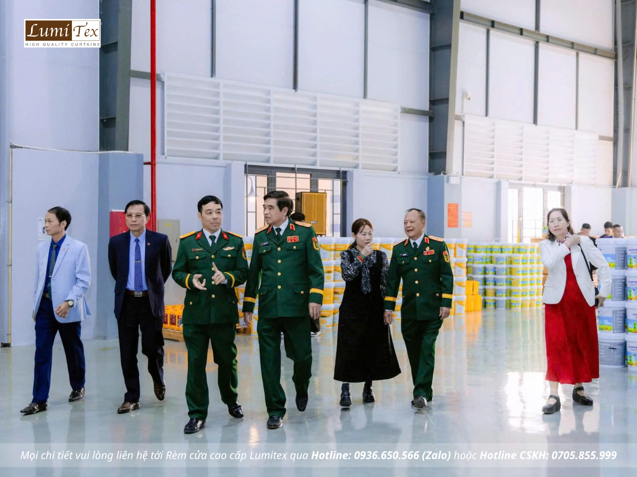 Rèm Lumitex tham dự Lễ khánh thành Nhà máy Sơn Kantech tại Hải Phòng