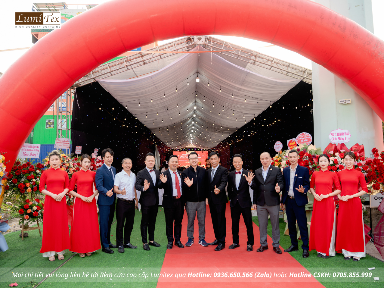 Rèm Lumitex Tham Dự Lễ Ra Mắt Team Xây Dựng Họ Phạm Và Khai Trương Thành Lập 12 năm WHP