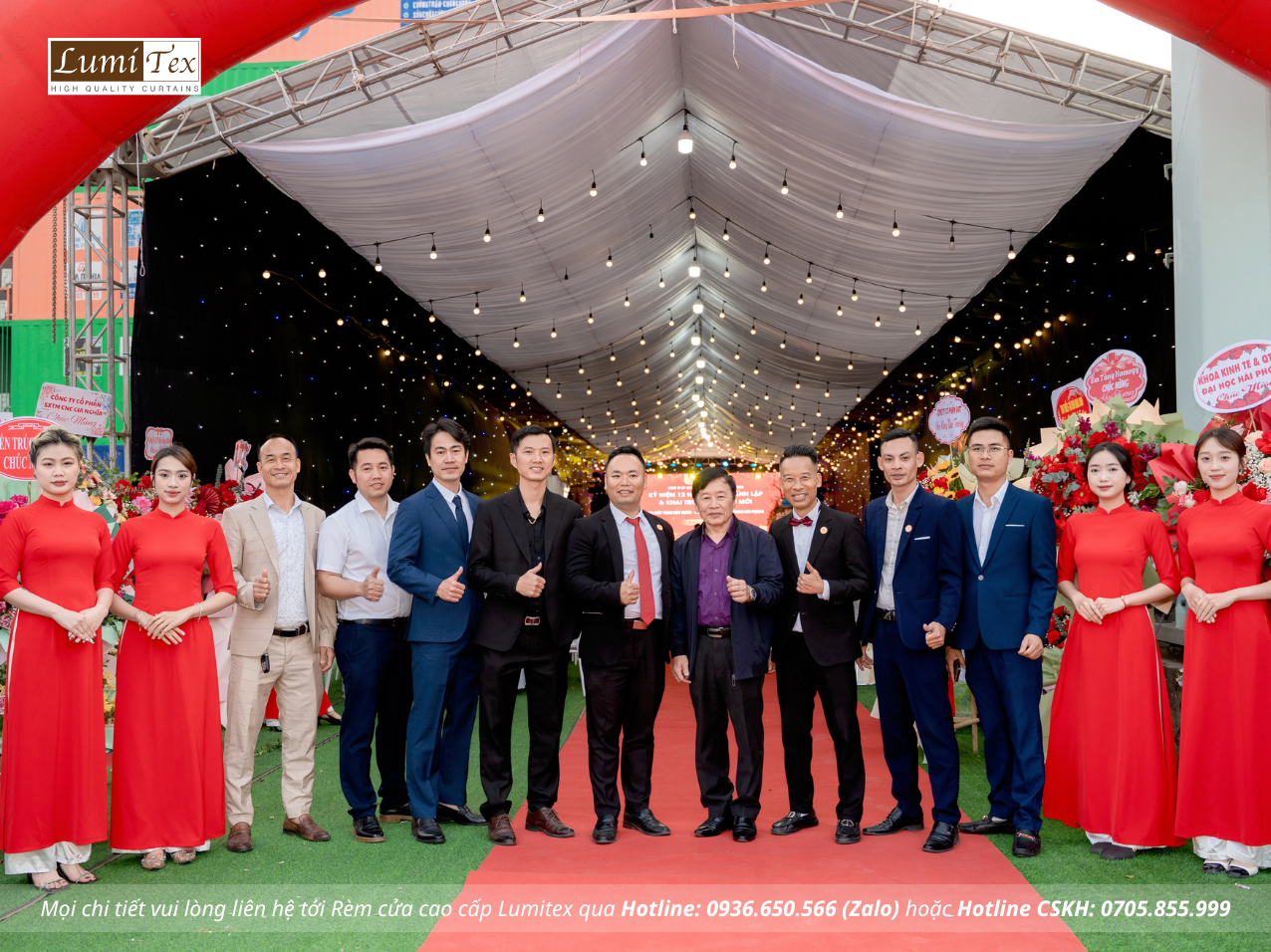 Rèm Lumitex Tham Dự Lễ Ra Mắt Team Xây Dựng Họ Phạm Và Khai Trương Thành Lập 12 năm WHP