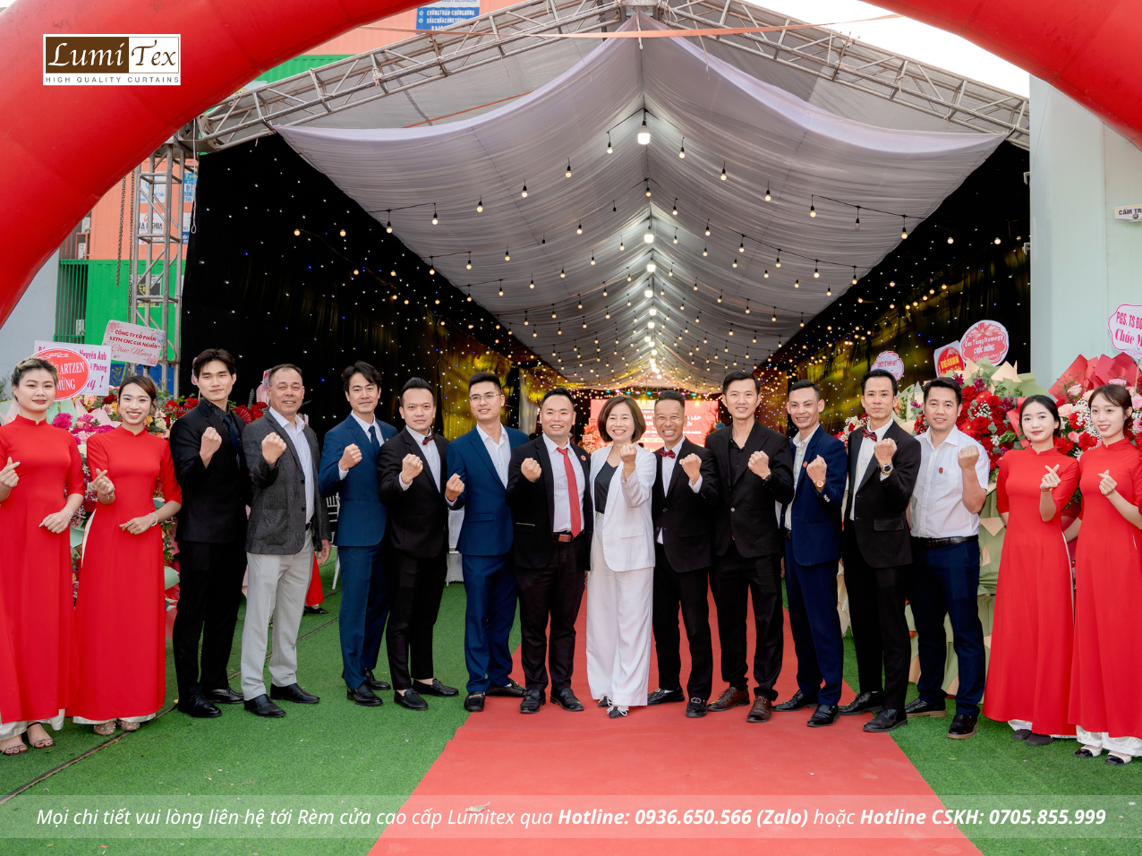 Rèm Lumitex Tham Dự Lễ Ra Mắt Team Xây Dựng Họ Phạm Và Khai Trương Thành Lập 12 năm WHP