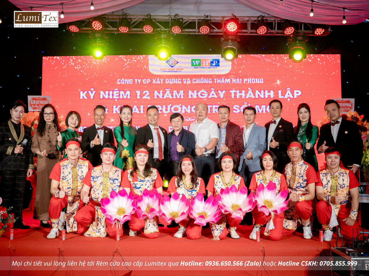 Rèm Lumitex Tham Dự Lễ Ra Mắt Team Xây Dựng Họ Phạm Và Khai Trương Thành Lập 12 năm WHP