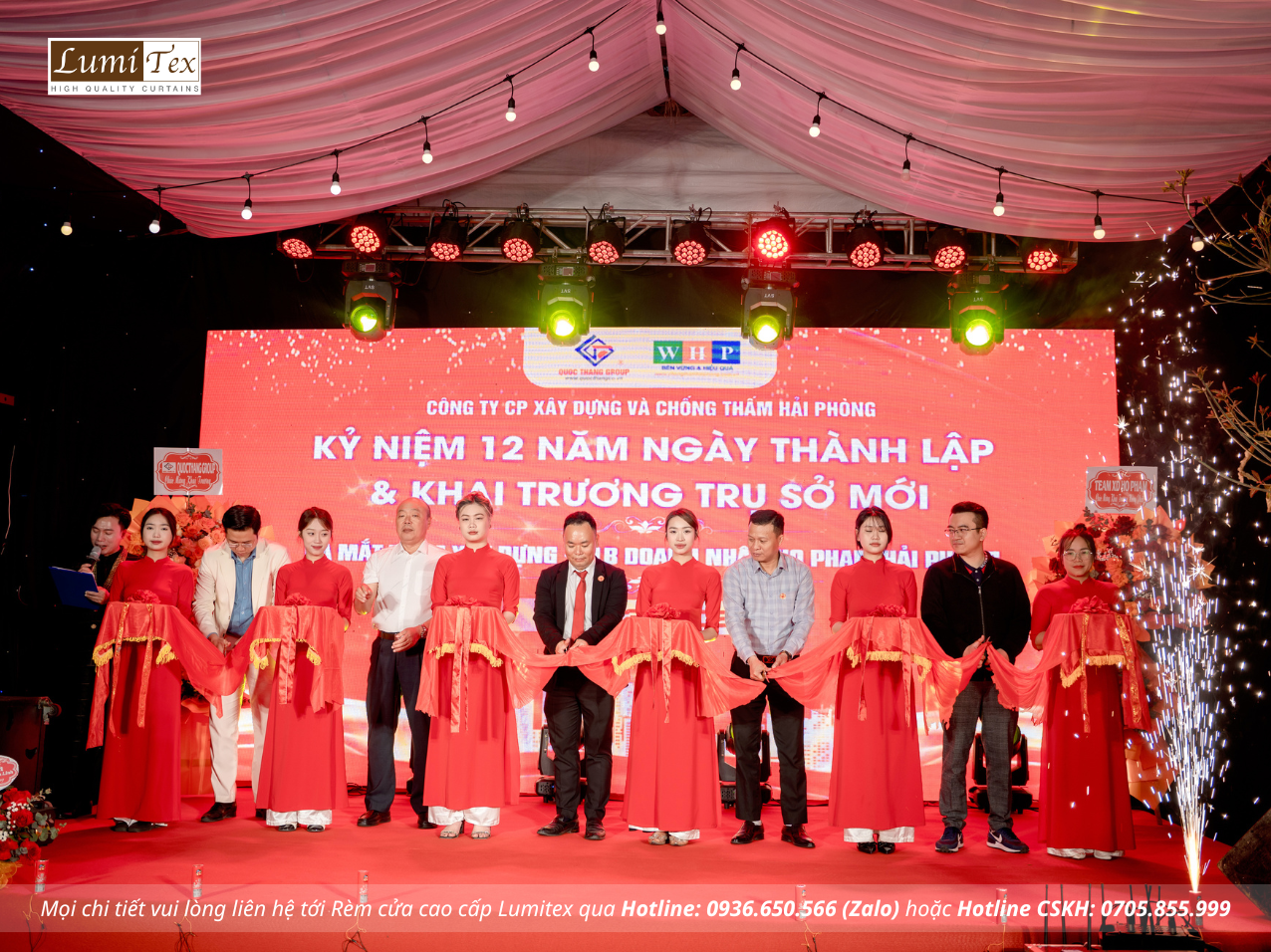 Rèm Lumitex Tham Dự Lễ Ra Mắt Team Xây Dựng Họ Phạm Và Khai Trương Thành Lập 12 năm WHP