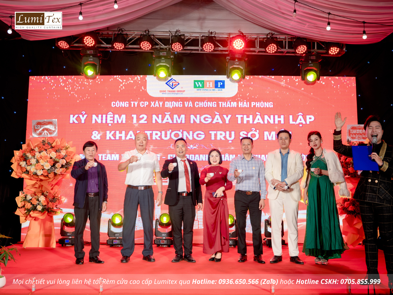 Rèm Lumitex Tham Dự Lễ Ra Mắt Team Xây Dựng Họ Phạm Và Khai Trương Thành Lập 12 năm WHP
