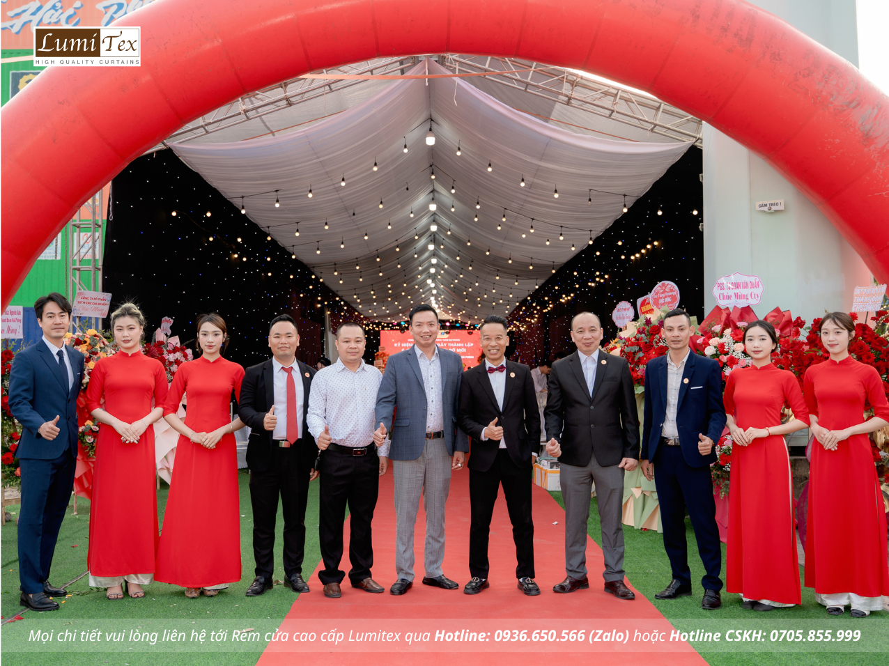 Rèm Lumitex Tham Dự Lễ Ra Mắt Team Xây Dựng Họ Phạm Và Khai Trương Thành Lập 12 năm WHP