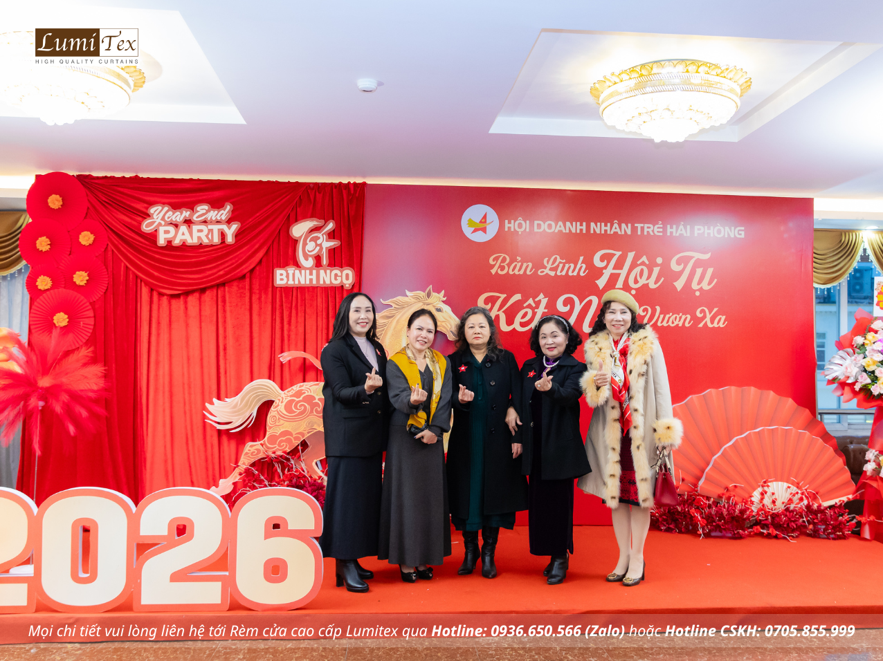 Rèm Lumitex tham dự Lễ tổng kết công tác Hội và phong trào Doanh nhân trẻ Hải Phòng năm 2025 Rèm Lumitex tham dự Lễ tổng kết công tác Hội và phong trào Doanh nhân trẻ Hải Phòng năm 2025