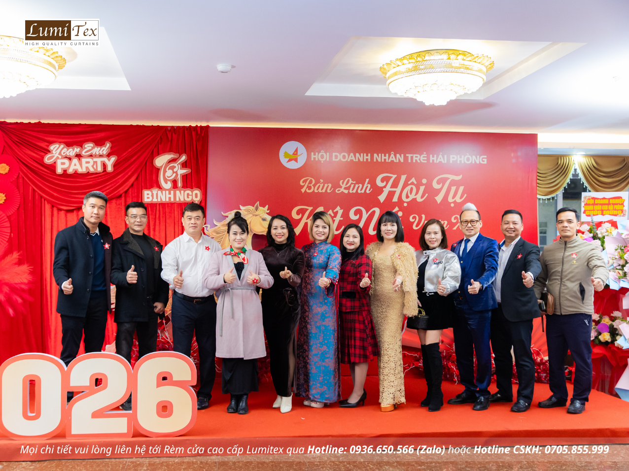 Rèm Lumitex tham dự Lễ tổng kết công tác Hội và phong trào Doanh nhân trẻ Hải Phòng năm 2025 Rèm Lumitex tham dự Lễ tổng kết công tác Hội và phong trào Doanh nhân trẻ Hải Phòng năm 2025