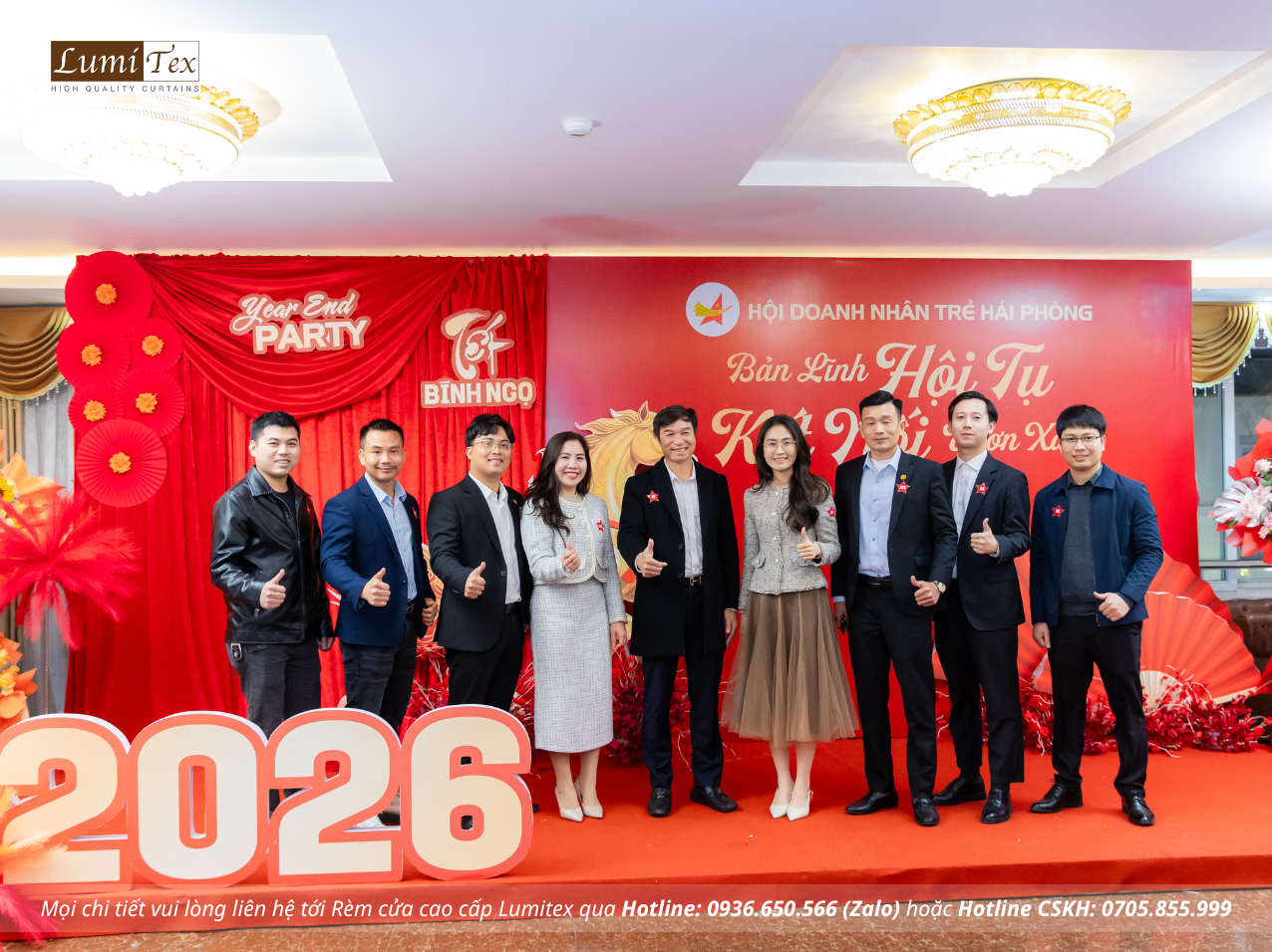 Rèm Lumitex tham dự Lễ tổng kết công tác Hội và phong trào Doanh nhân trẻ Hải Phòng năm 2025 Rèm Lumitex tham dự Lễ tổng kết công tác Hội và phong trào Doanh nhân trẻ Hải Phòng năm 2025