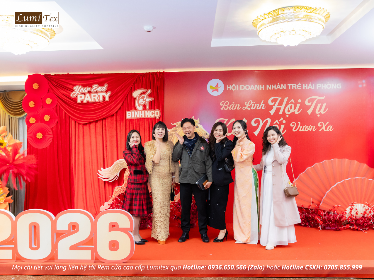 Rèm Lumitex tham dự Lễ tổng kết công tác Hội và phong trào Doanh nhân trẻ Hải Phòng năm 2025 Rèm Lumitex tham dự Lễ tổng kết công tác Hội và phong trào Doanh nhân trẻ Hải Phòng năm 2025