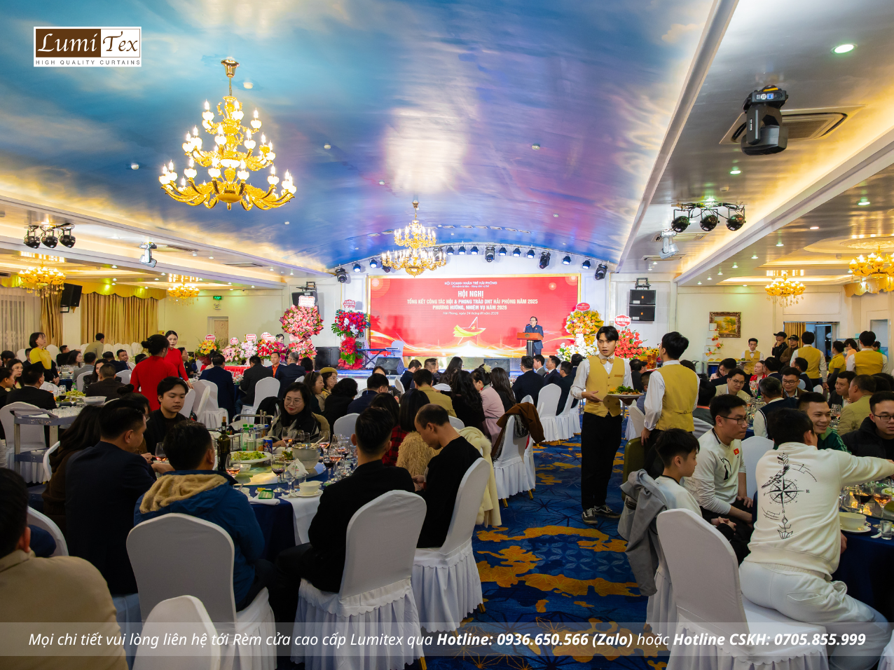 Rèm Lumitex tham dự Lễ tổng kết công tác Hội và phong trào Doanh nhân trẻ Hải Phòng năm 2025 Rèm Lumitex tham dự Lễ tổng kết công tác Hội và phong trào Doanh nhân trẻ Hải Phòng năm 2025
