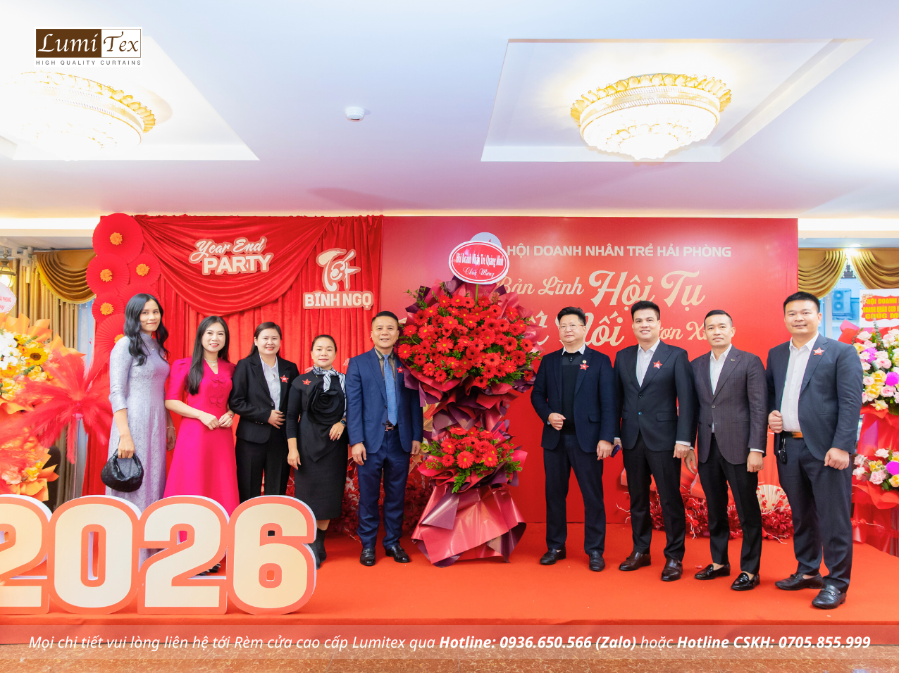 Rèm Lumitex tham dự Lễ tổng kết công tác Hội và phong trào Doanh nhân trẻ Hải Phòng năm 2025 Rèm Lumitex tham dự Lễ tổng kết công tác Hội và phong trào Doanh nhân trẻ Hải Phòng năm 2025