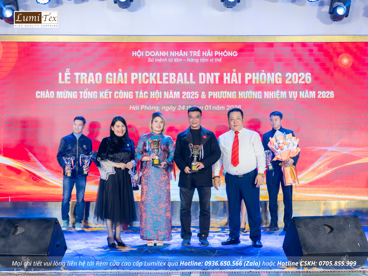 Rèm Lumitex tham dự Lễ tổng kết công tác Hội và phong trào Doanh nhân trẻ Hải Phòng năm 2025 Rèm Lumitex tham dự Lễ tổng kết công tác Hội và phong trào Doanh nhân trẻ Hải Phòng năm 2025