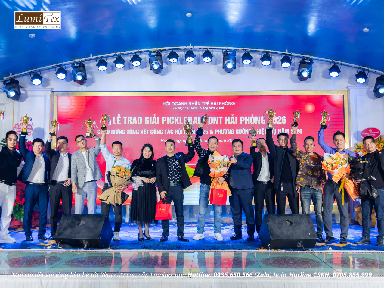Rèm Lumitex tham dự Lễ tổng kết công tác Hội và phong trào Doanh nhân trẻ Hải Phòng năm 2025 Rèm Lumitex tham dự Lễ tổng kết công tác Hội và phong trào Doanh nhân trẻ Hải Phòng năm 2025