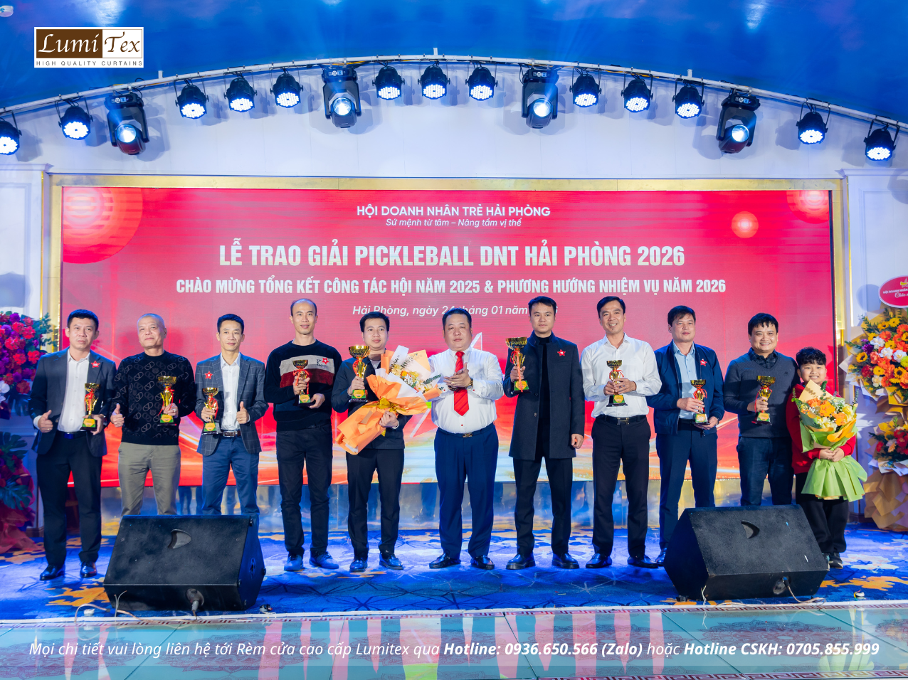 Rèm Lumitex tham dự Lễ tổng kết công tác Hội và phong trào Doanh nhân trẻ Hải Phòng năm 2025 Rèm Lumitex tham dự Lễ tổng kết công tác Hội và phong trào Doanh nhân trẻ Hải Phòng năm 2025