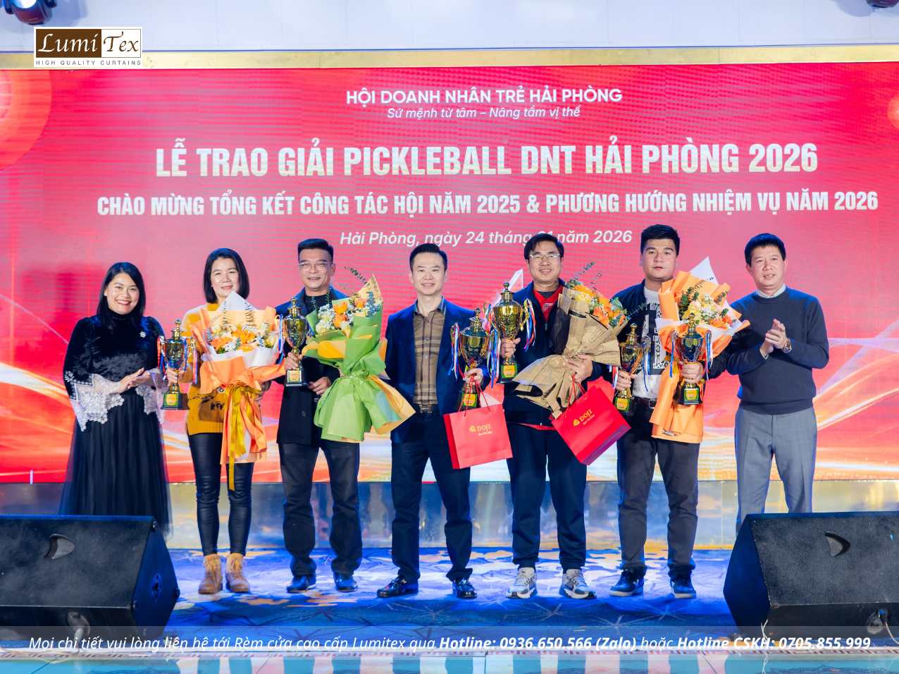 Rèm Lumitex tham dự Lễ tổng kết công tác Hội và phong trào Doanh nhân trẻ Hải Phòng năm 2025 Rèm Lumitex tham dự Lễ tổng kết công tác Hội và phong trào Doanh nhân trẻ Hải Phòng năm 2025