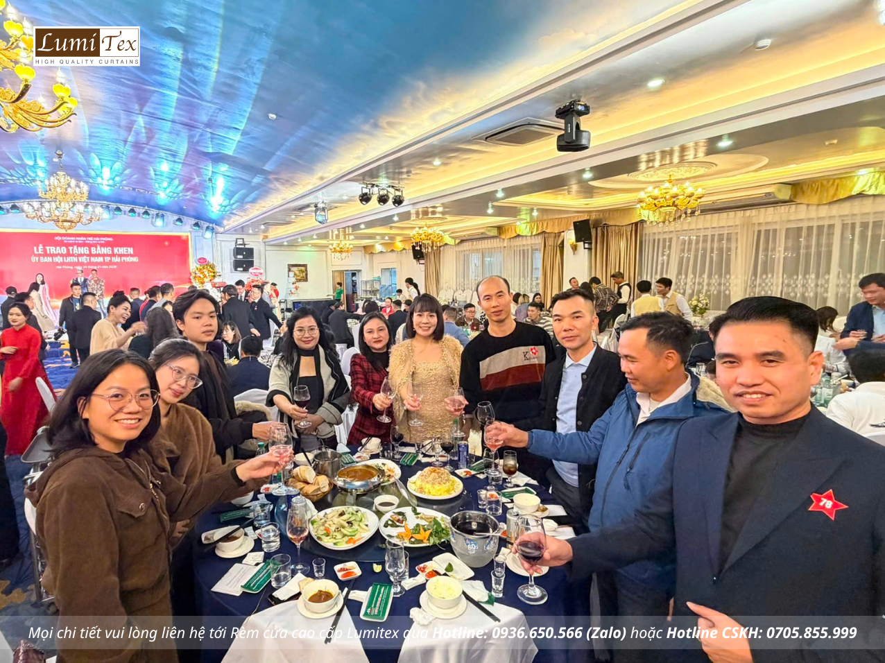 Rèm Lumitex tham dự Lễ tổng kết công tác Hội và phong trào Doanh nhân trẻ Hải Phòng năm 2025 Rèm Lumitex tham dự Lễ tổng kết công tác Hội và phong trào Doanh nhân trẻ Hải Phòng năm 2025