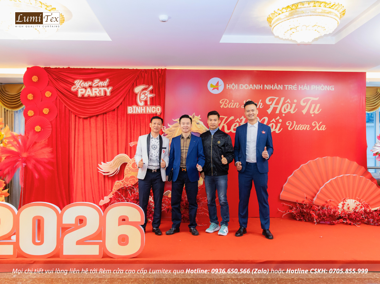 Rèm Lumitex tham dự Lễ tổng kết công tác Hội và phong trào Doanh nhân trẻ Hải Phòng năm 2025 Rèm Lumitex tham dự Lễ tổng kết công tác Hội và phong trào Doanh nhân trẻ Hải Phòng năm 2025