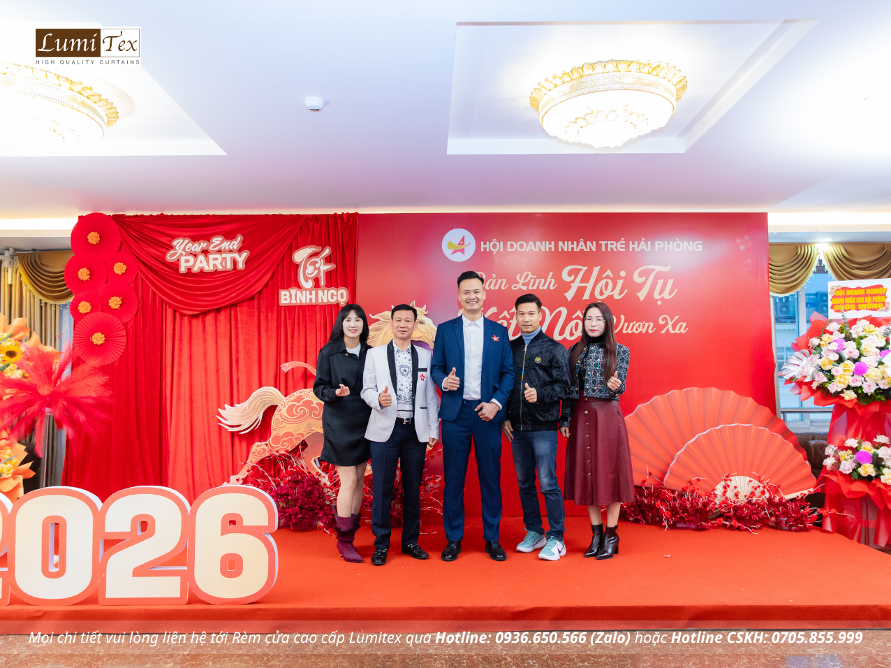 Rèm Lumitex tham dự Lễ tổng kết công tác Hội và phong trào Doanh nhân trẻ Hải Phòng năm 2025 Rèm Lumitex tham dự Lễ tổng kết công tác Hội và phong trào Doanh nhân trẻ Hải Phòng năm 2025