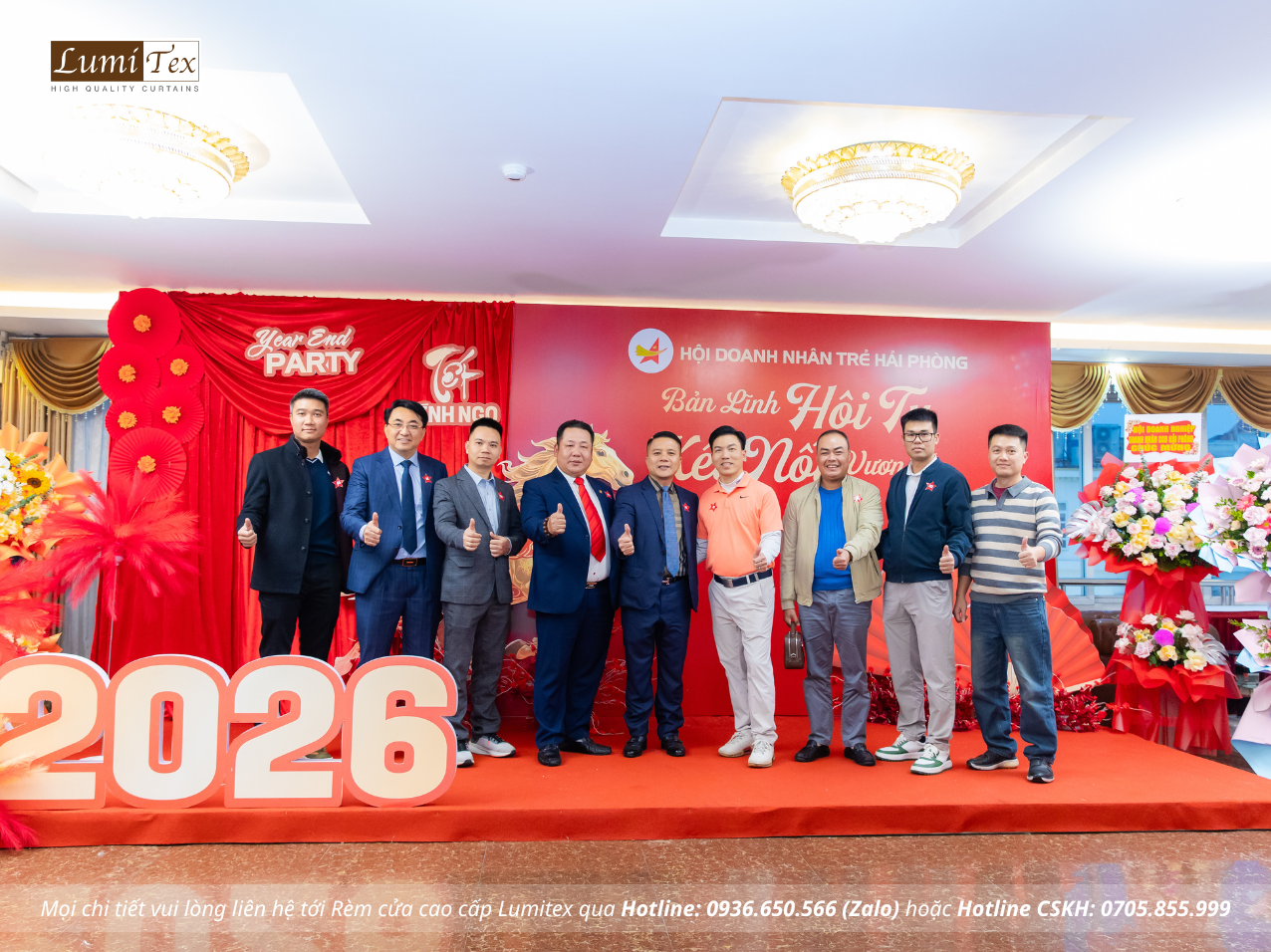 Rèm Lumitex tham dự Lễ tổng kết công tác Hội và phong trào Doanh nhân trẻ Hải Phòng năm 2025 Rèm Lumitex tham dự Lễ tổng kết công tác Hội và phong trào Doanh nhân trẻ Hải Phòng năm 2025