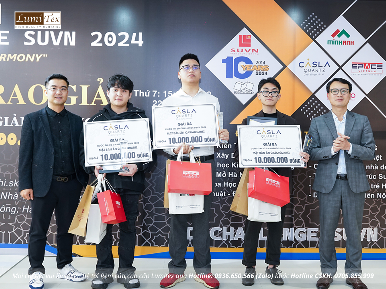 Rèm Lumitex Tham Dự Lễ Trao Giải Cuộc Thi 3D Challenge SUVN 2024 Tại Hà Nội