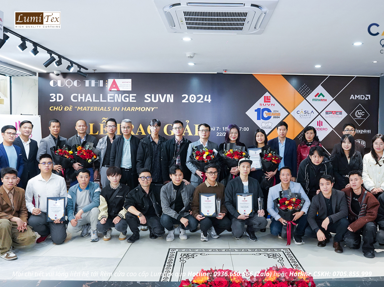 Rèm Lumitex Tham Dự Lễ Trao Giải Cuộc Thi 3D Challenge SUVN 2024 Tại Hà Nội