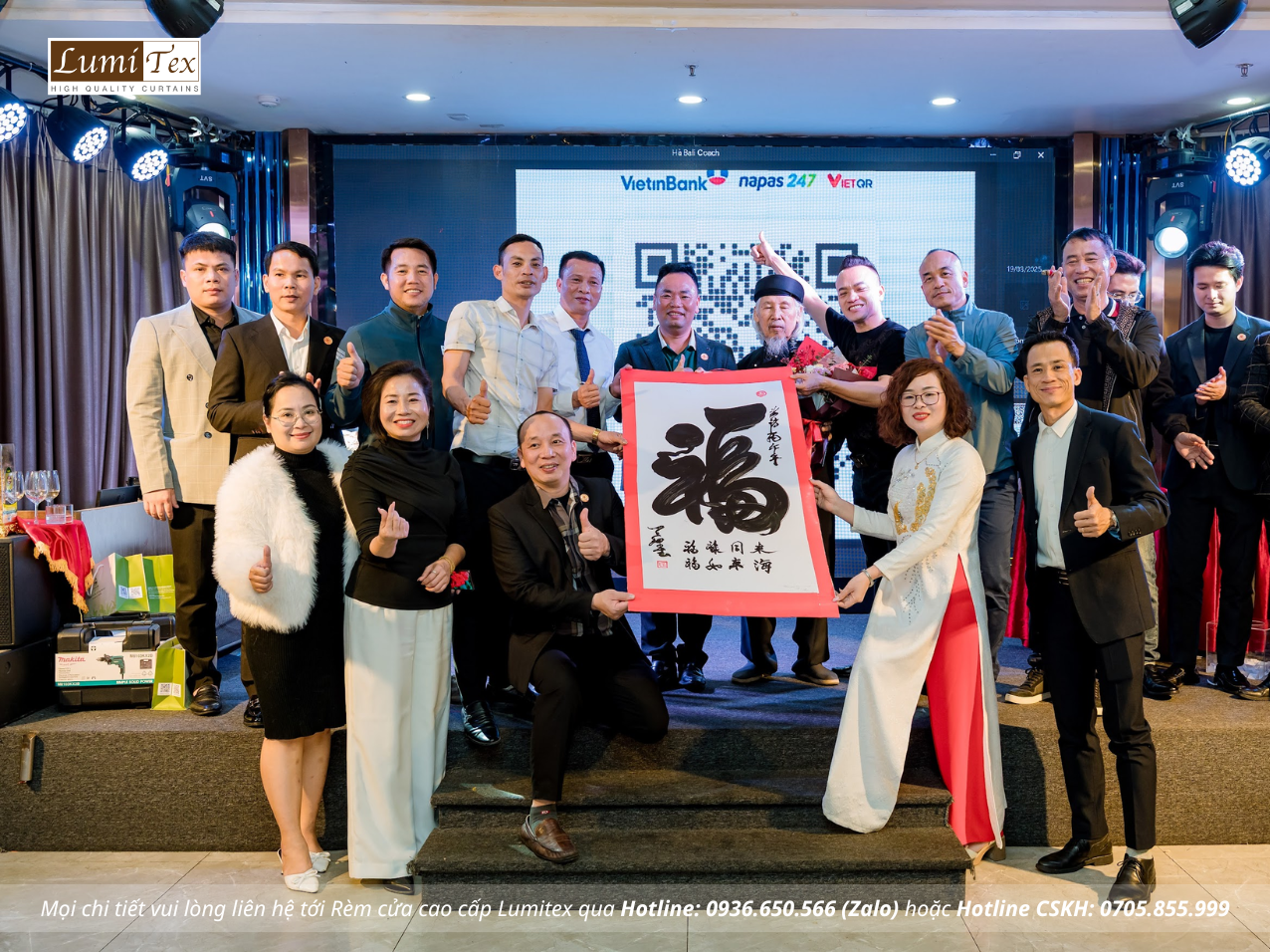 Rèm Lumitex tham dự Phiên chợ Tết & Gala Chào Xuân 2026 của CLB Doanh nhân Họ Phạm Hải Phòng