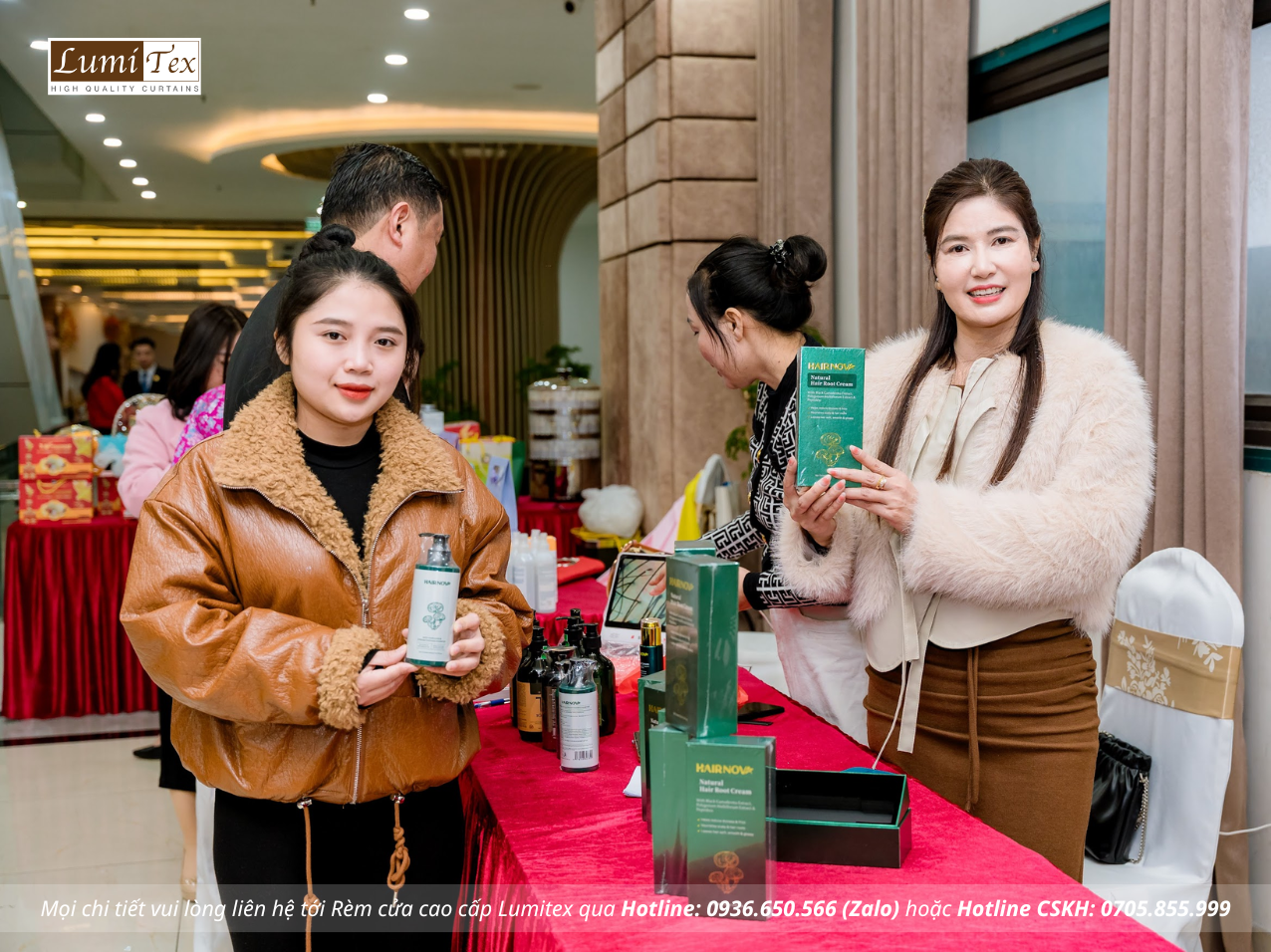 Rèm Lumitex tham dự Phiên chợ Tết & Gala Chào Xuân 2026 của CLB Doanh nhân Họ Phạm Hải Phòng