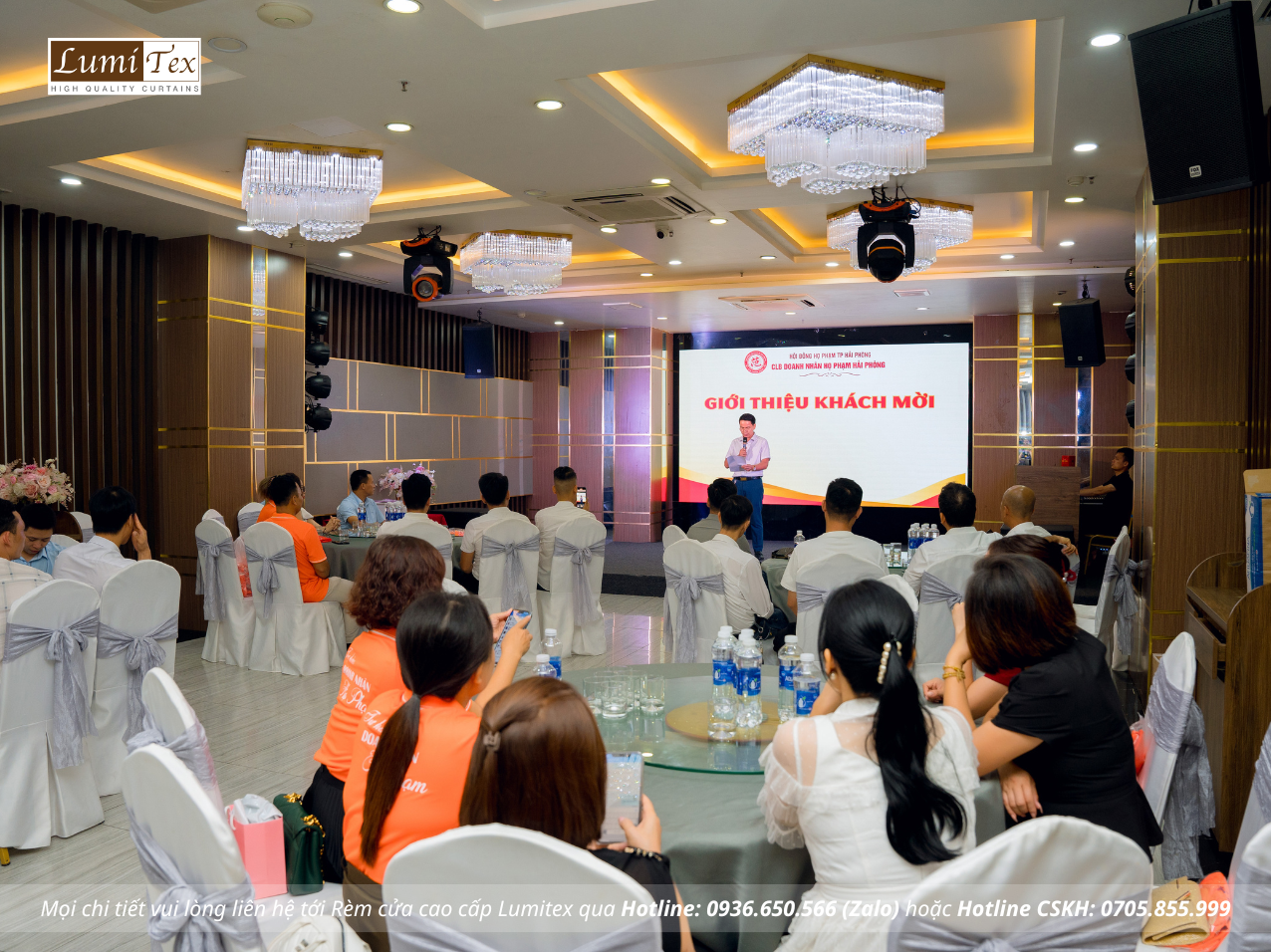 Rèm Lumitex tham dự Phiên họp tháng 6 CLB Doanh nhân họ Phạm Hải Phòng