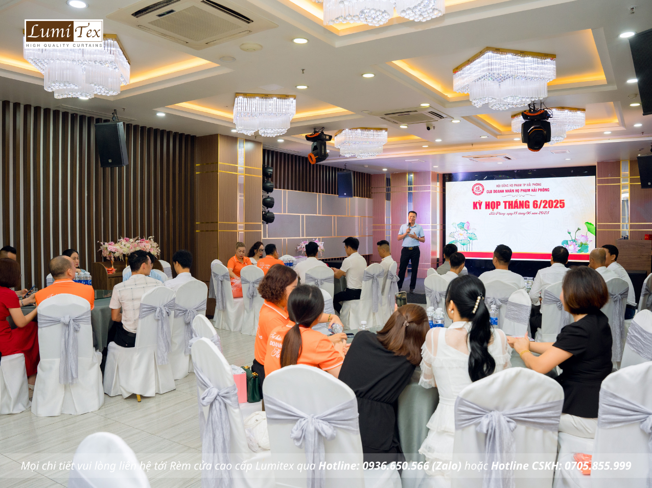 Rèm Lumitex tham dự Phiên họp tháng 6 CLB Doanh nhân họ Phạm Hải Phòng