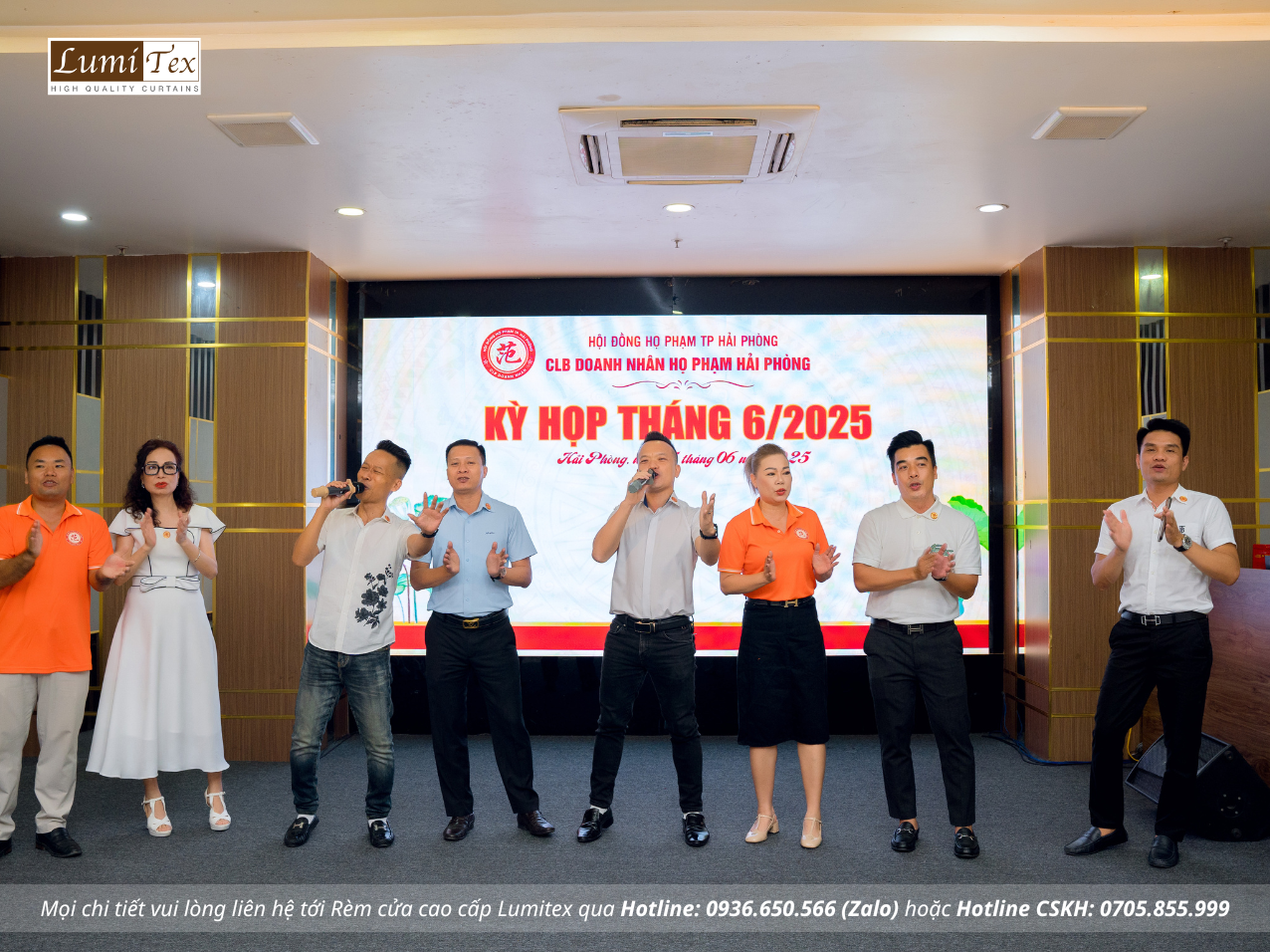 Rèm Lumitex tham dự Phiên họp tháng 6 CLB Doanh nhân họ Phạm Hải Phòng