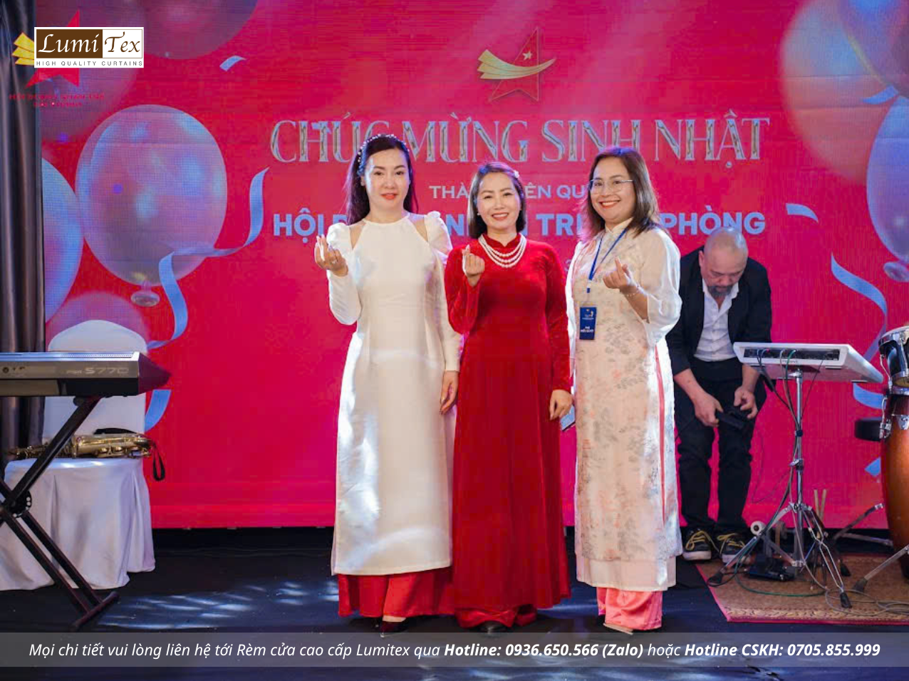 Rèm Lumitex Tham Dự Sự Kiện Chào Mừng Đại Hội VIII Hội Doanh Nhân Trẻ Hải Phòng