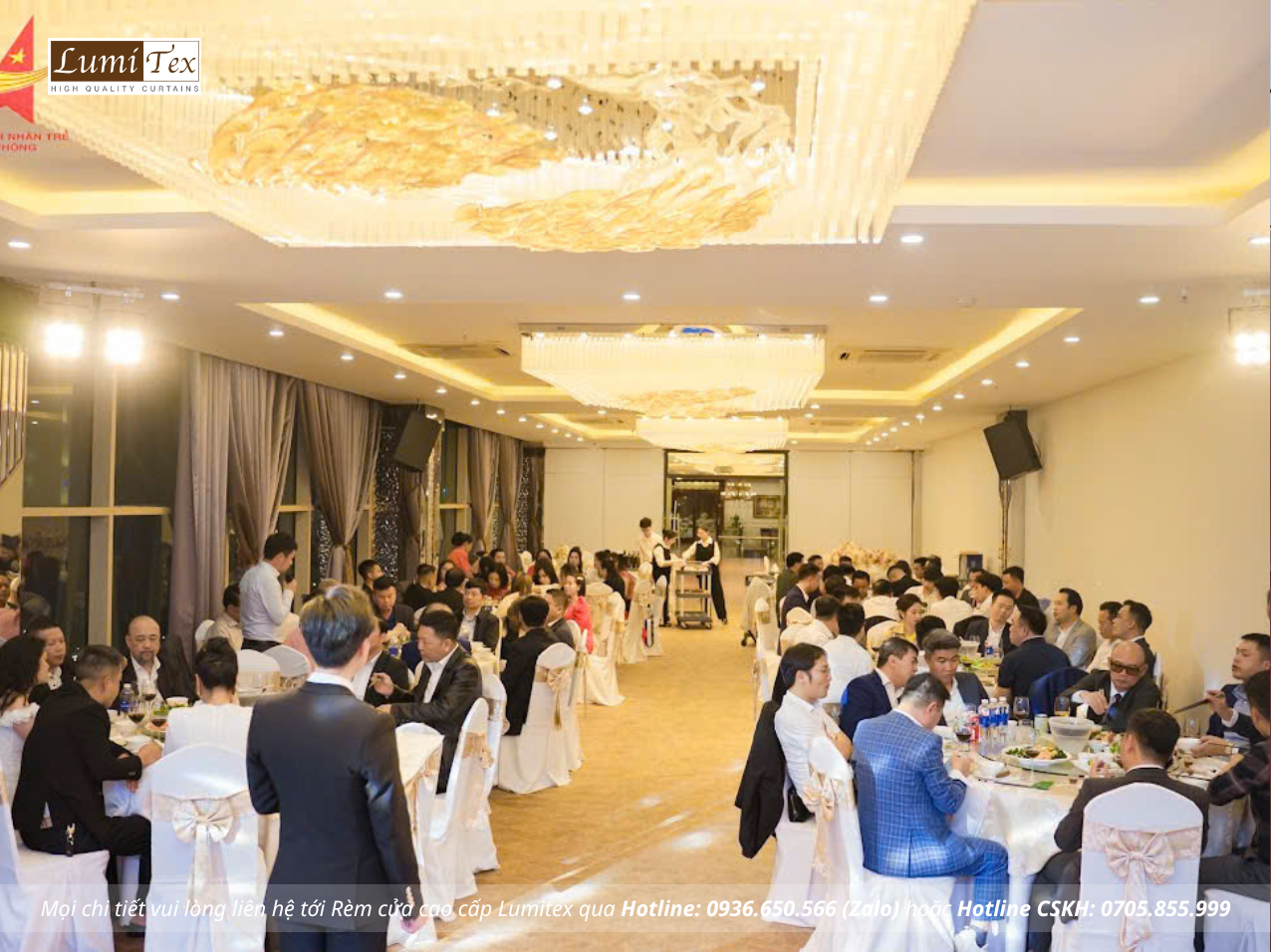Rèm Lumitex Tham Dự Sự Kiện Chào Mừng Đại Hội VIII Hội Doanh Nhân Trẻ Hải Phòng