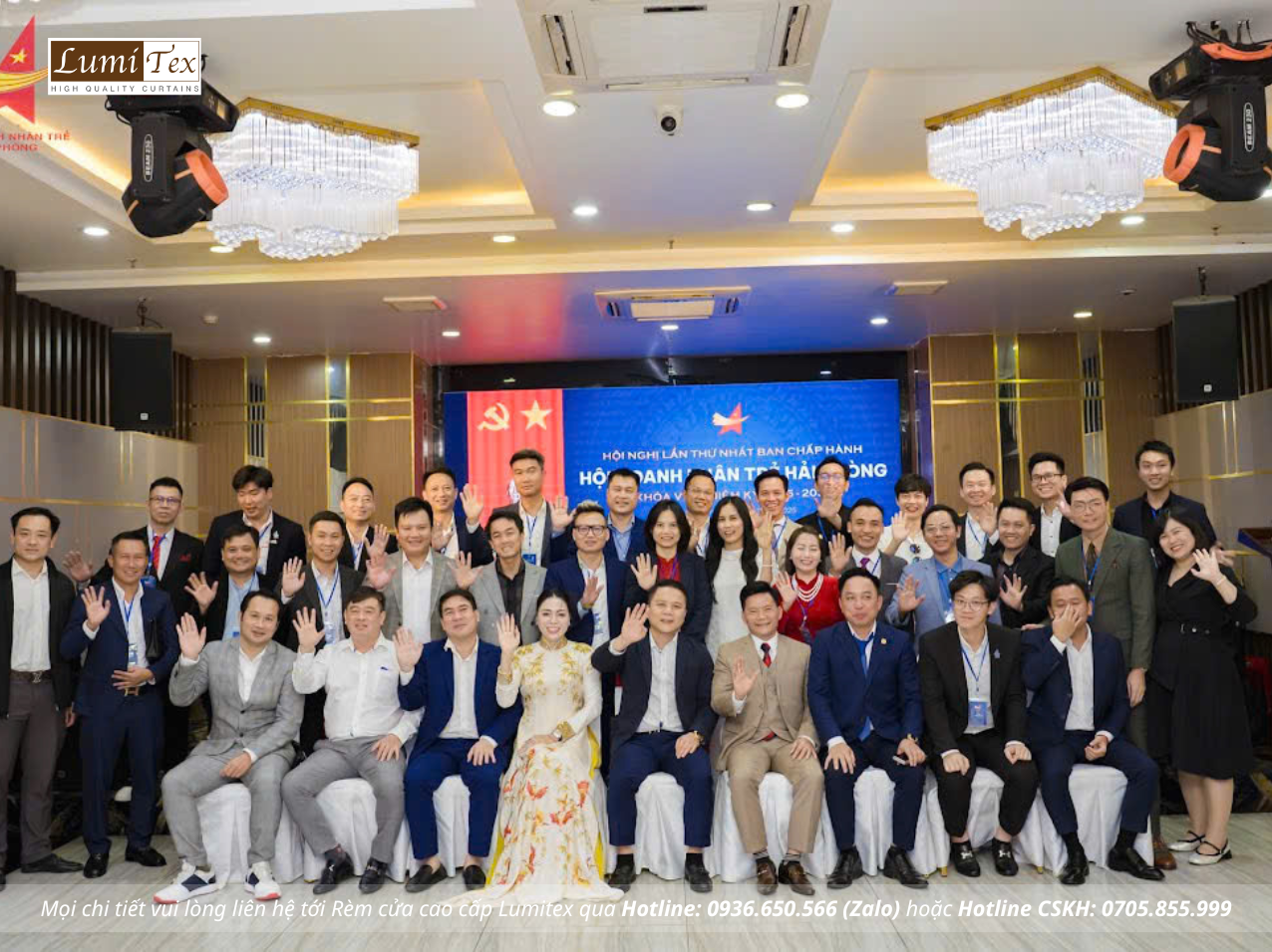 Rèm Lumitex Tham Dự Sự Kiện Chào Mừng Đại Hội VIII Hội Doanh Nhân Trẻ Hải Phòng
