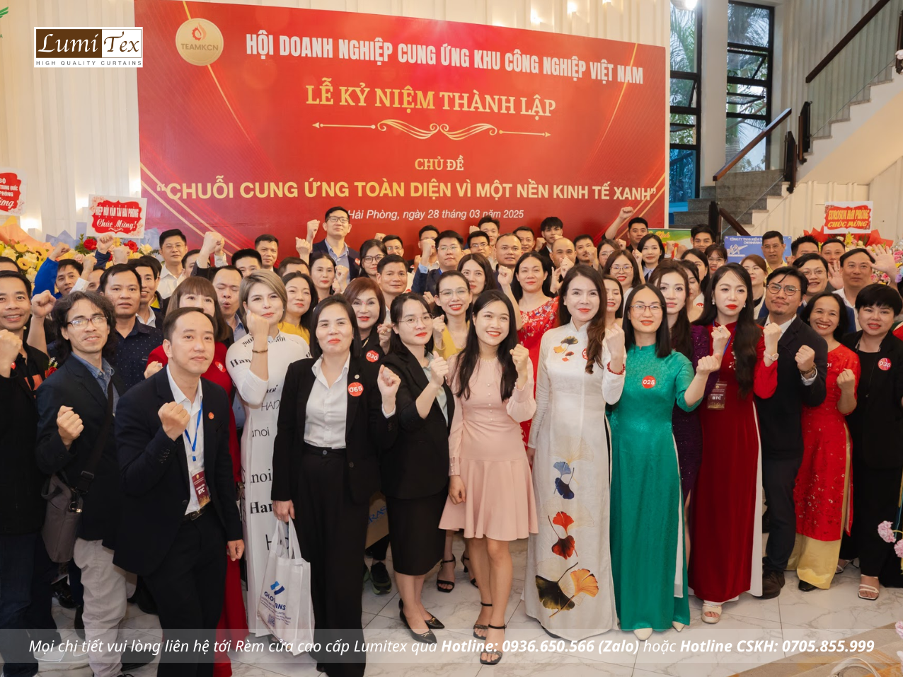 Rèm Lumitex Tham Dự Sự Kiện Kỷ Niệm 1 Năm Thành Lập Team KCN Đông Bắc