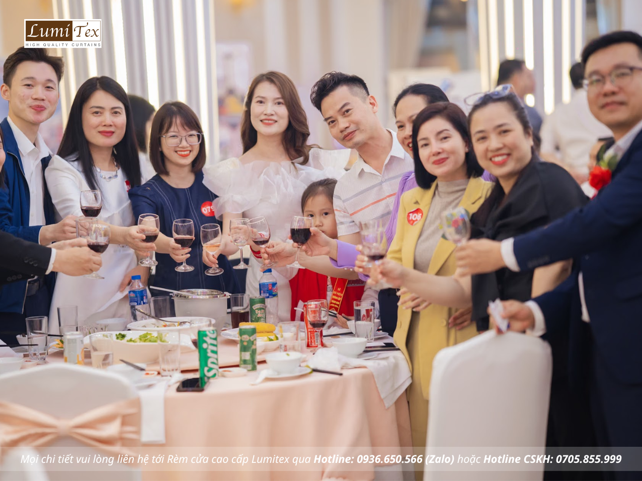 Rèm Lumitex Tham Dự Sự Kiện Kỷ Niệm 1 Năm Thành Lập Team KCN Đông Bắc