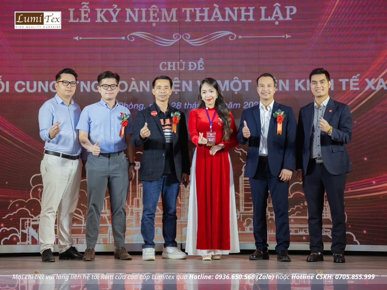 Rèm Lumitex Tham Dự Sự Kiện Kỷ Niệm 1 Năm Thành Lập Team KCN Đông Bắc