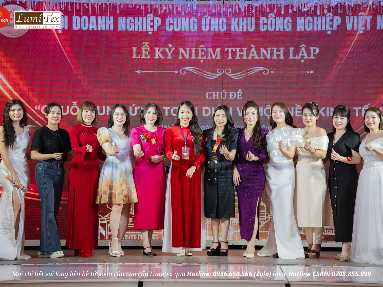 Rèm Lumitex Tham Dự Sự Kiện Kỷ Niệm 1 Năm Thành Lập Team KCN Đông Bắc