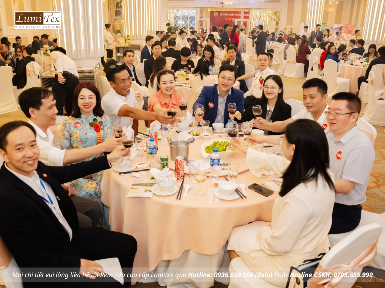 Rèm Lumitex Tham Dự Sự Kiện Kỷ Niệm 1 Năm Thành Lập Team KCN Đông Bắc
